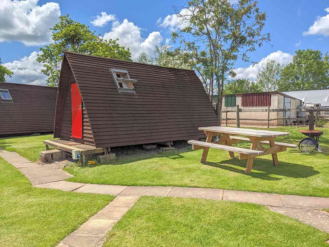 Churchbridge Glamping: Pod exterior (photo added by manager on 03/05/2022)