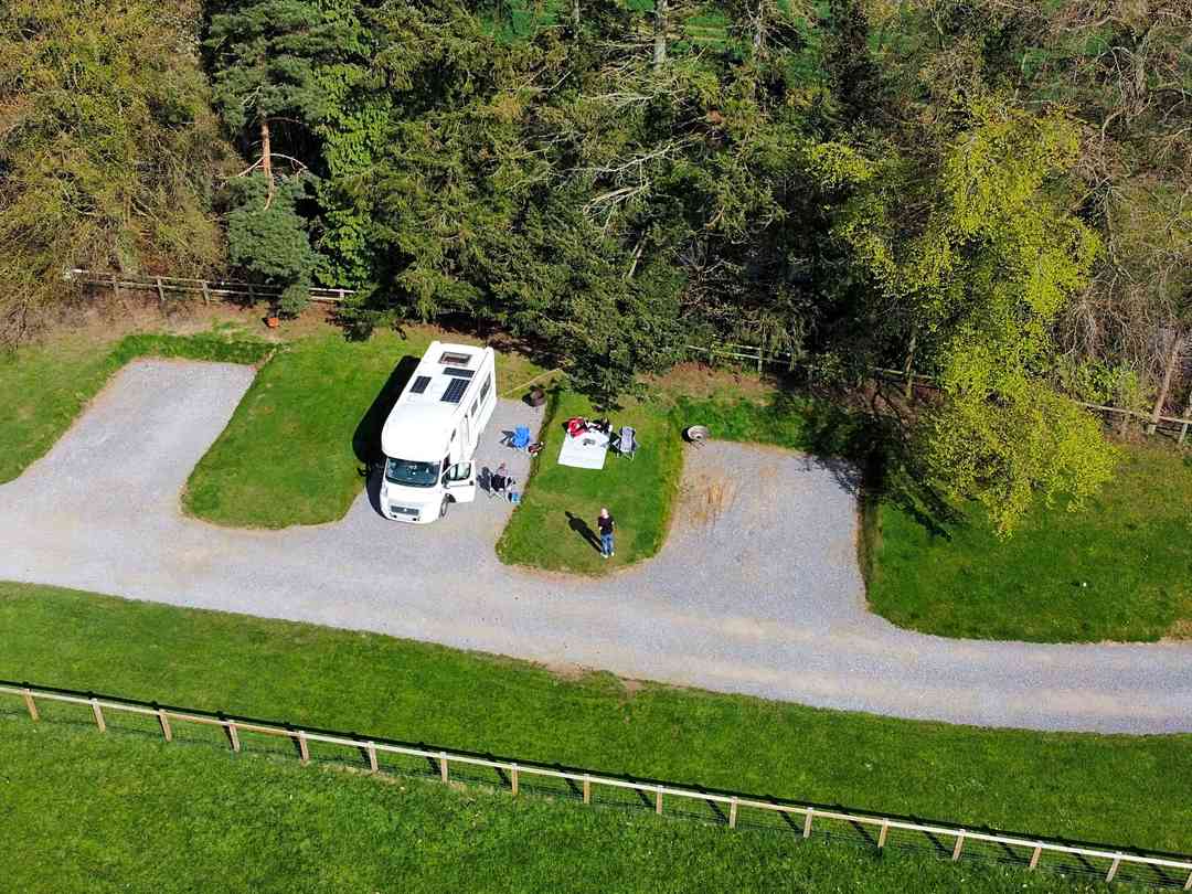 Gateway To The Moors Caravan Park: Aerial shot