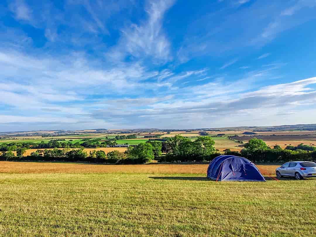 Quarry Hill Campsite: Visitor image of the view from their tent