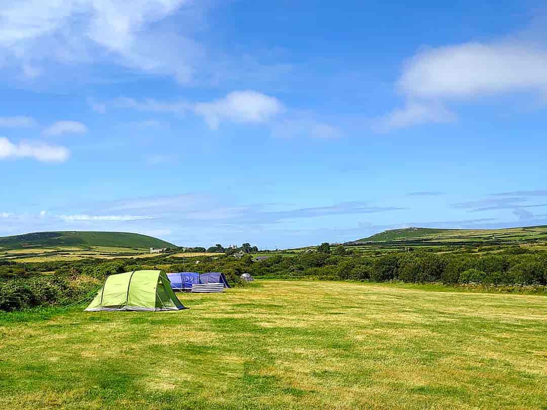 Lower Penderleath Farm: Pitches with views