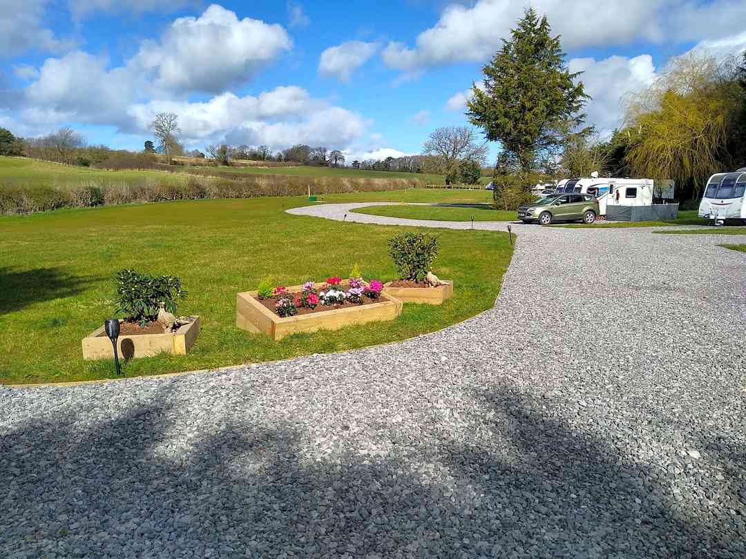 The Happy Pheasant Caravan Park and Campsite: Early afternoon at The Happy Pheasant