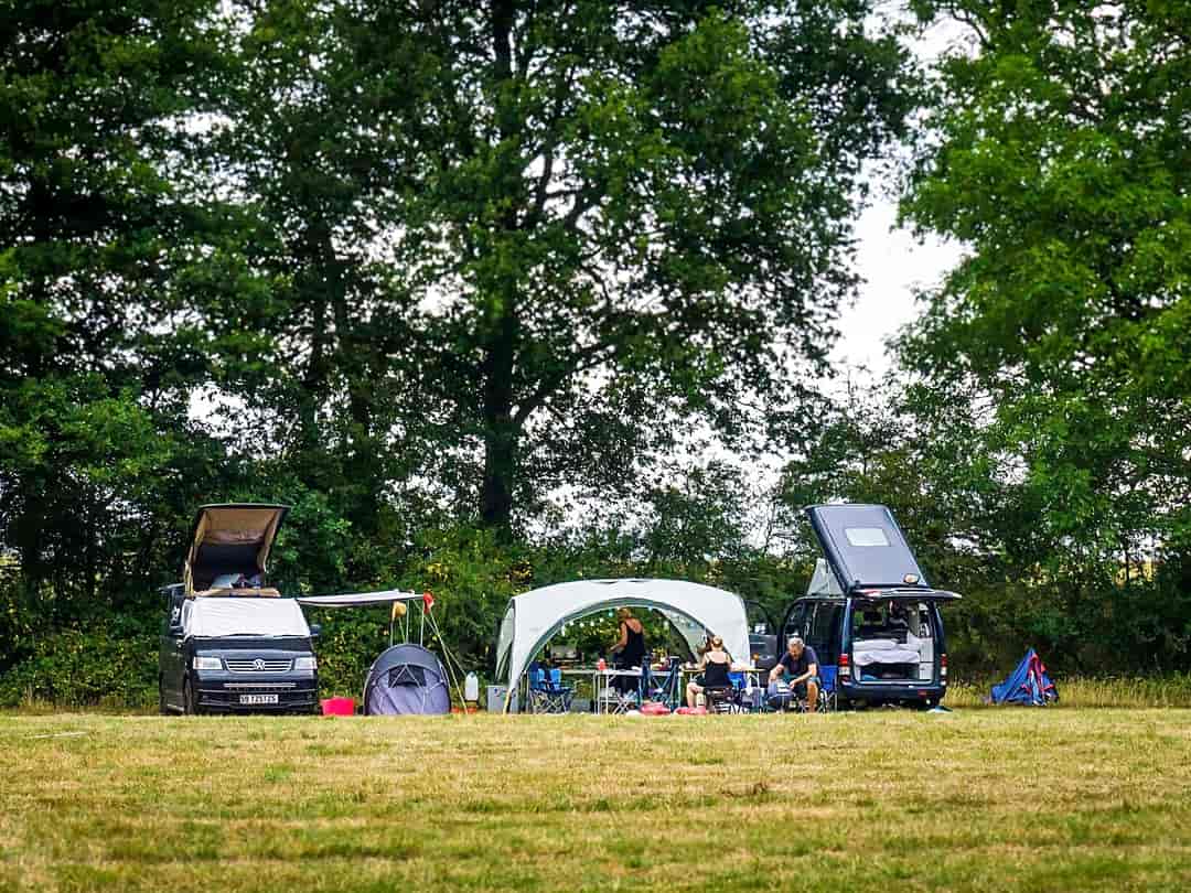 Hever Camping: Spacious pitch