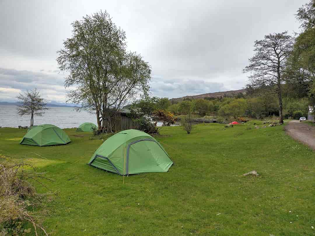 Isle of Rum Campsite: Views from the site