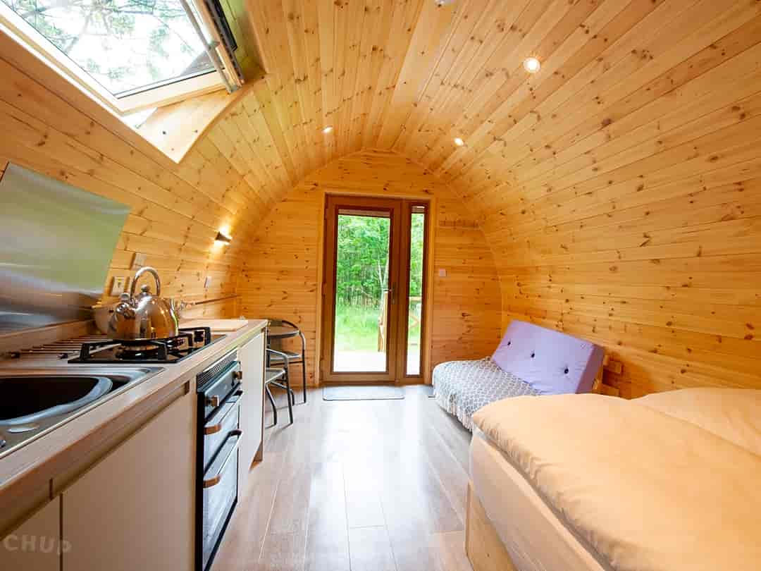 Trawden Forest Glamping: Inside the pod