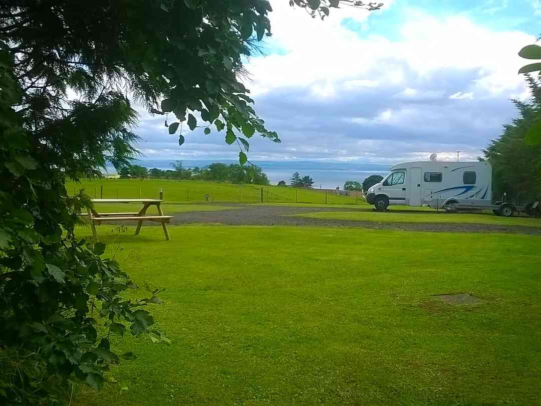 Forth House Caravan Site: General view over pitches