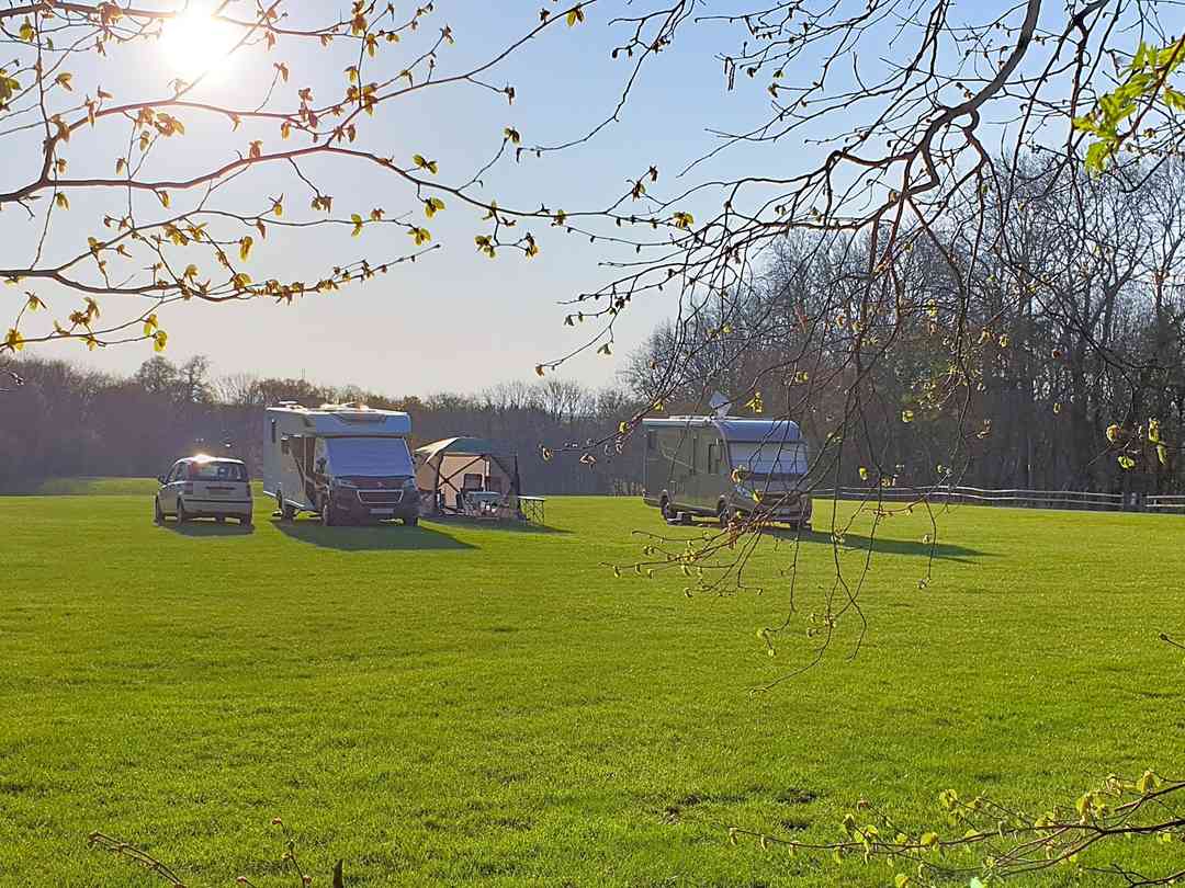 Woodside Field Motorhome Park: Spacious pitches