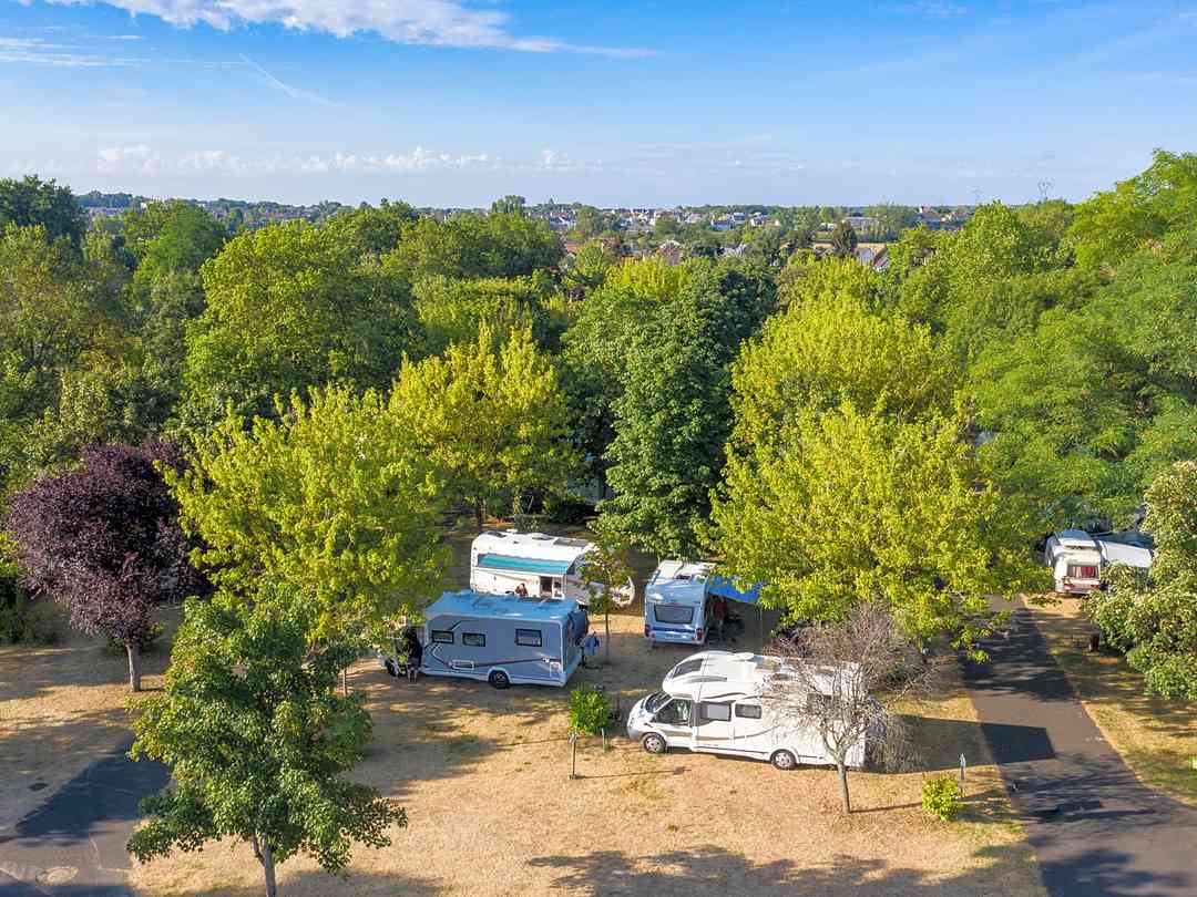 Camping de Montlouis-sur-Loire: Pitches