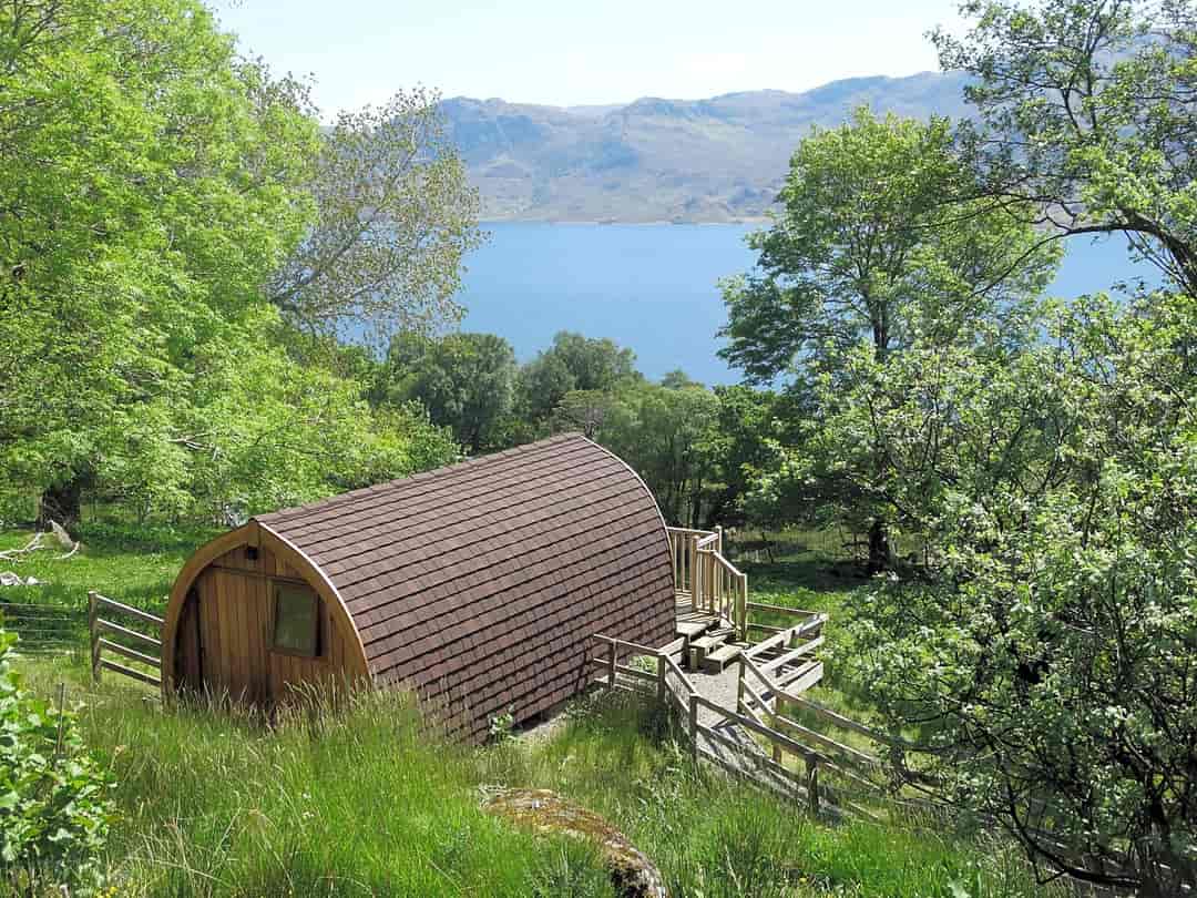 The Wee Lodge on Loch Morar: Exterior