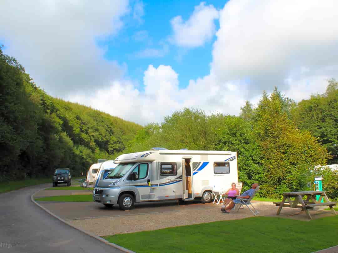 Hidden Valley Park: Pitches for motorhomes and caravans