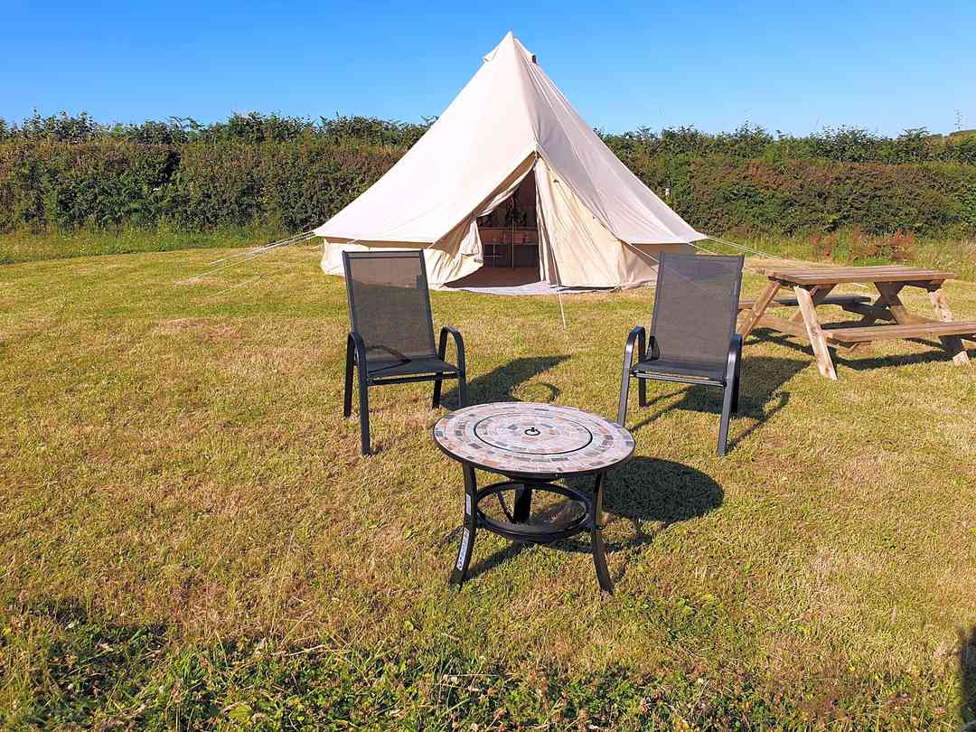 camping on the beach