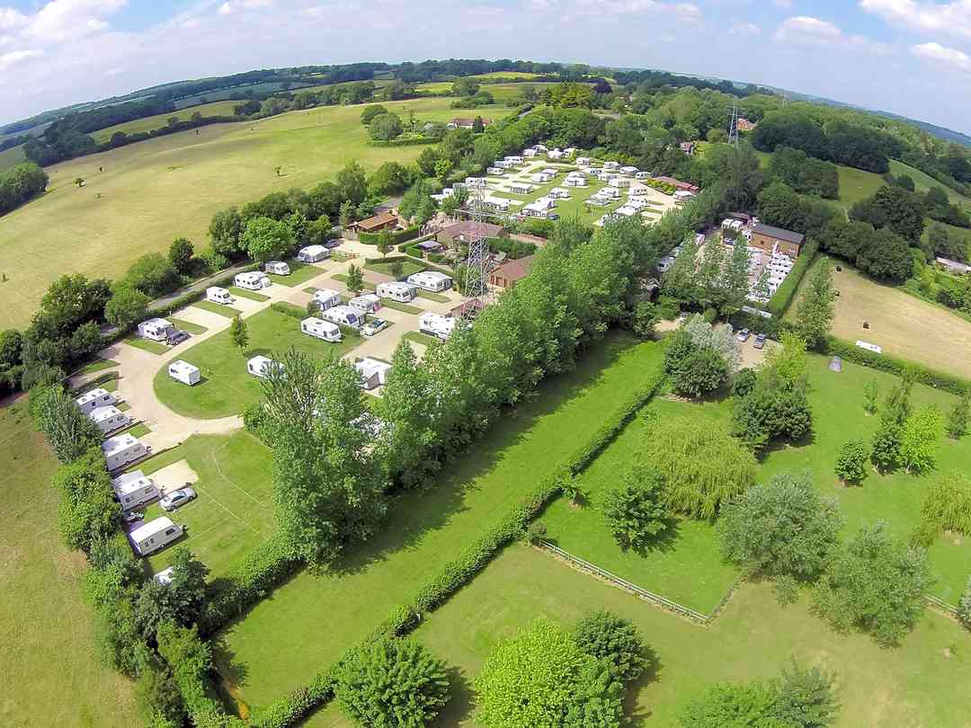 Hill Farm Caravan Park: View of Hill Farm