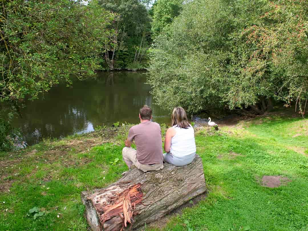 Lickhill Manor Caravan Park: Lovely views of the River Severn