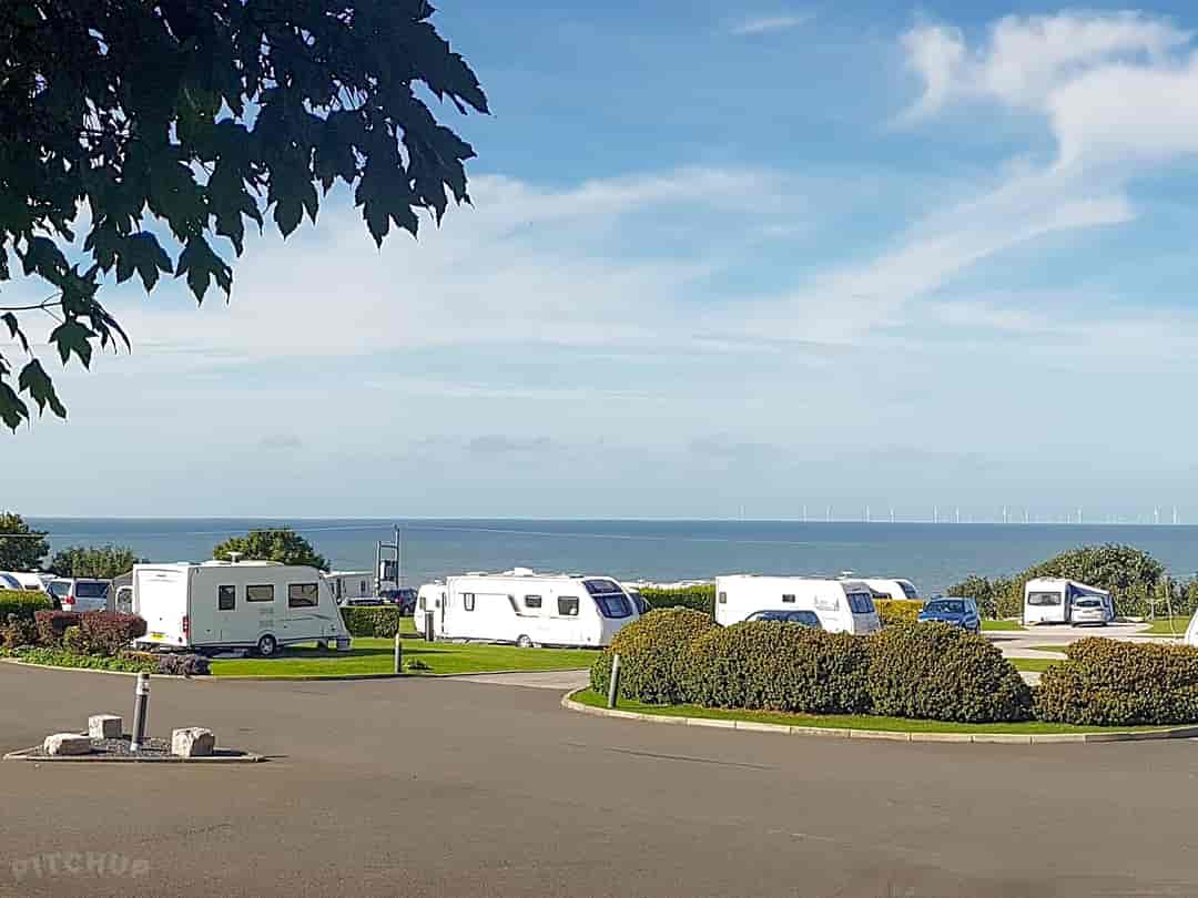 Bron-Y-Wendon Holiday Park: Touring pitches with sea views