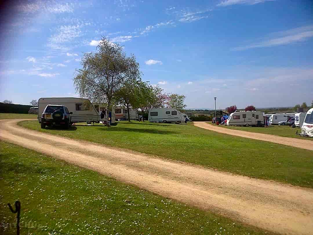 Dodwell Park: Camping field on a sunny day