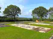 Hardstanding pitch with views