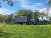 Ruby - Shepherds Hut in situ