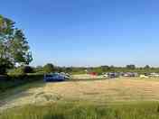 Non-electric touring pitches on a level meadow