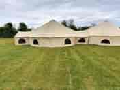 Apartment tent is three bell tents linked toegther (added by manager 19 Jan 2022)
