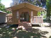View of the safari tent
