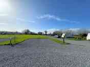 Full gravel motorhome pitch