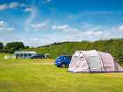 Spacious grass pitches