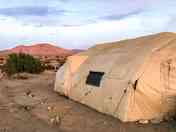 Luna Mountain tent with view