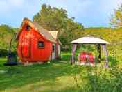 Outside of the Magic Pumpkin cottage