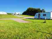 Roomy hardstanding pitches