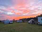 Red sky at night