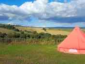 View from campsite