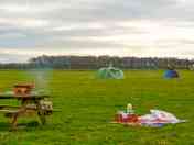 View across the camping field