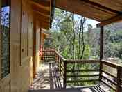 Spacious treehouse terrace