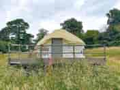 Small yurt on a raised deck (added by manager 28 Jul 2023)