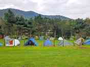 Pitches with mountain views