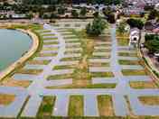 Aerial view of site