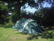Non Electric Tent Pitch
