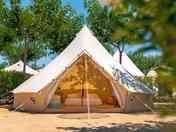 Bell tent exterior (added by manager 11 Jan 2024)