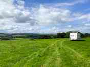 Grass pitches with spectacular views