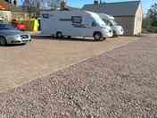 Electric optional hardstanding motorhome pitch