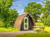 Camping pod exterior