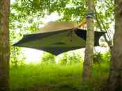The flying hammock tent