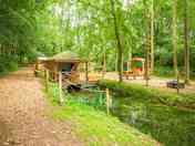 Exterior view towards the woodland