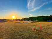 Tent camping communal area