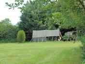 Large grass pitch perfect for group campers