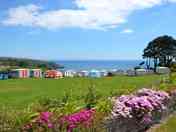 View of the tent field