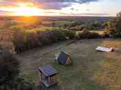Aerial view of the site