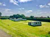 Spacious grass pitches