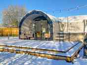 The pod in snow