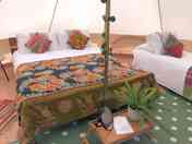 Glamping tent