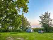 Grass and gravel touring pitches